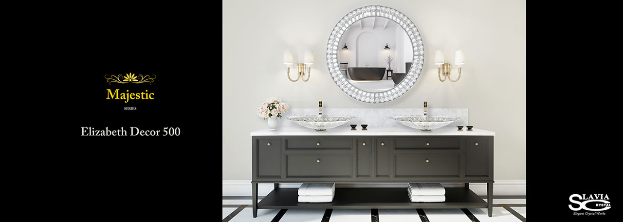 majestic Elizabeth Crystal Sink, Washbasin, Wash bowl,