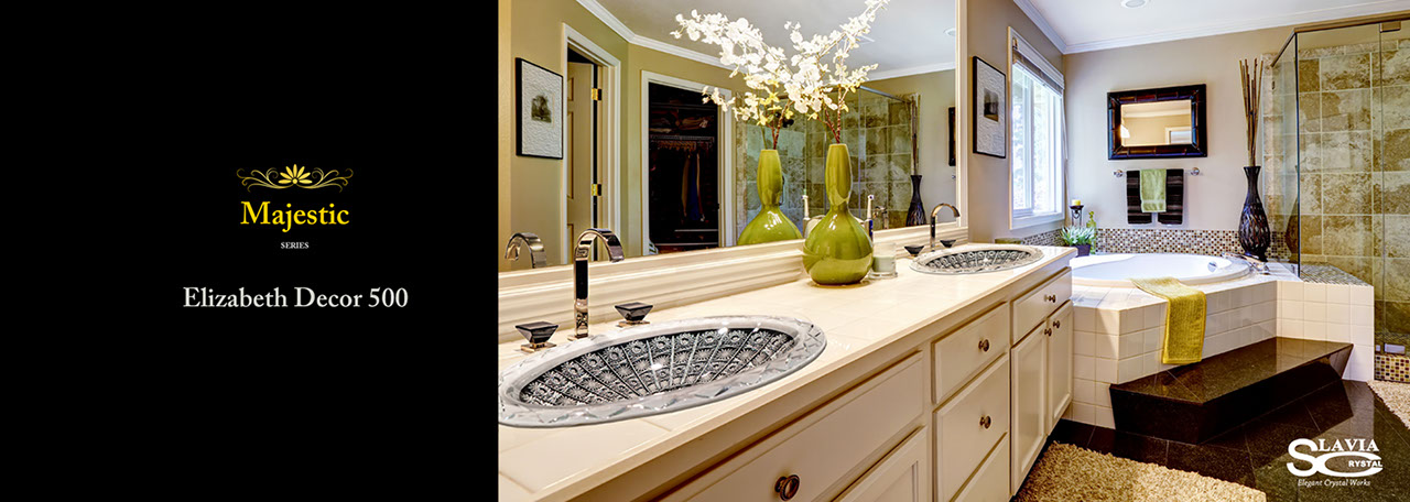 Mjestic Elizabeth Crystal Sink, Washbasin, Wash bowl, 