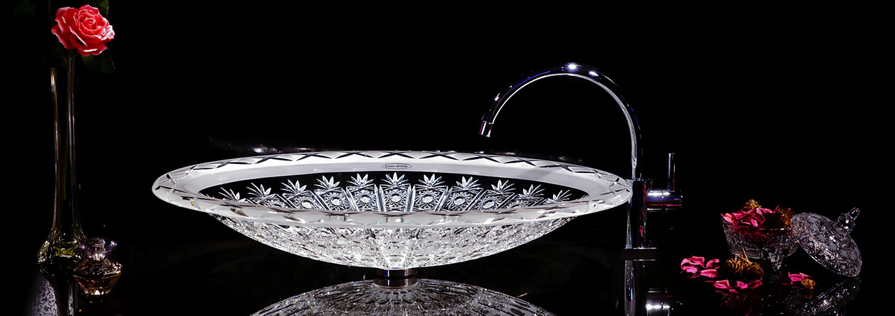 Mjestic Victoria Crystal Sink, Washbasin, bathroom Sink, Wash bowl,