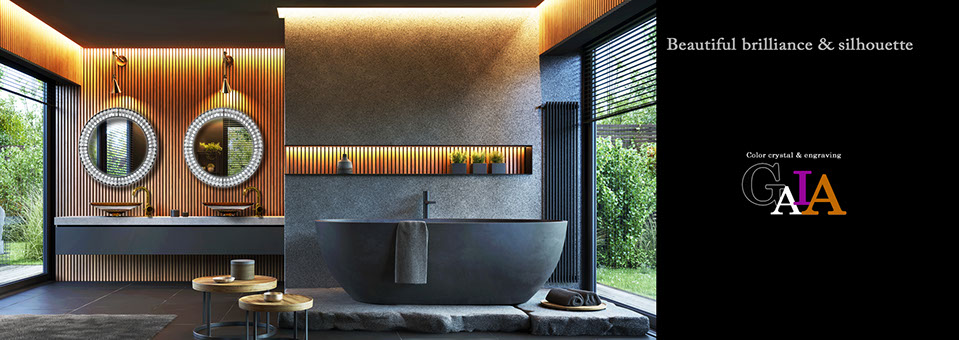 SLAVIA CRYSTAL　Dilos　GAIA  series（スラヴィアクリスタル）ディロス　ガイア　洗面ボウル　｜洗面器｜手洗器｜手洗いボウル｜おしゃれ｜豪華｜美しい｜ガラス｜ボウル｜最高級｜クリスタル｜