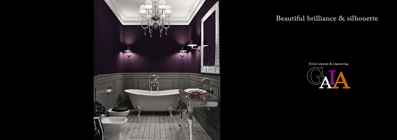 SLAVIA CRYSTAL　Dilos　GAIA  series（スラヴィアクリスタル）ディロス　ガイア　洗面ボウル　｜洗面器｜手洗器｜手洗いボウル｜おしゃれ｜豪華｜美しい｜ガラス｜ボウル｜最高級｜クリスタル｜