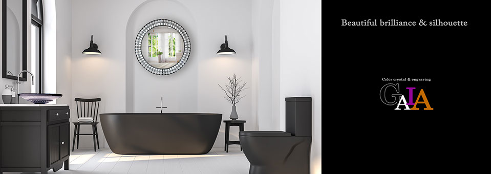 SLAVIA CRYSTAL　Dilos　GAIA  series（スラヴィアクリスタル）ディロス　ガイア　洗面ボウル　｜洗面器｜手洗器｜手洗いボウル｜おしゃれ｜豪華｜美しい｜ガラス｜ボウル｜最高級｜クリスタル｜