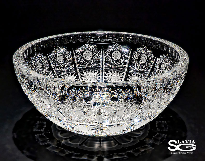 スラヴィアクリスタル　ミミ　クラッシック　エリザベス 210洗面ボウル　｜クリスタル｜ガラス｜手洗器｜手洗いボウル｜洗面器｜小型｜コンパクト｜トイレ｜玄関｜スペース｜デザイン｜おしゃれ｜豪華｜美しい｜スラビアクリスタル｜小さめ：｜