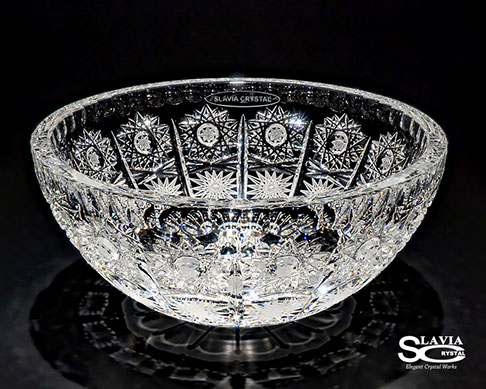 スラヴィアクリスタル　ミミ　クラッシック　エリザベス 210洗面ボウル　｜クリスタル｜ガラス｜手洗器｜手洗いボウル｜洗面器｜小型｜コンパクト｜トイレ｜玄関｜スペース｜デザイン｜おしゃれ｜豪華｜美しい｜スラビアクリスタル｜小さめ：｜