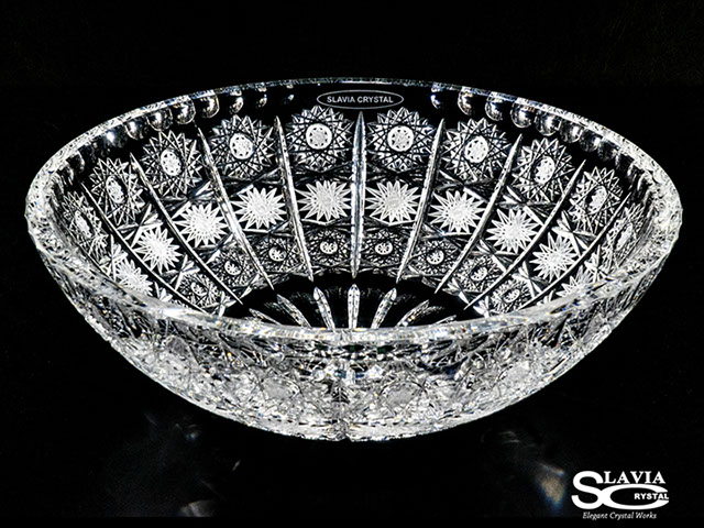 スラヴィアクリスタル　ミミ　クラッシック　エリザベス洗面ボウル　｜クリスタル｜ガラス｜手洗器｜手洗いボウル｜洗面器｜小型｜コンパクト｜トイレ｜玄関｜スペース｜デザイン｜おしゃれ｜豪華｜美しい｜スラビアクリスタル｜エリザベス｜