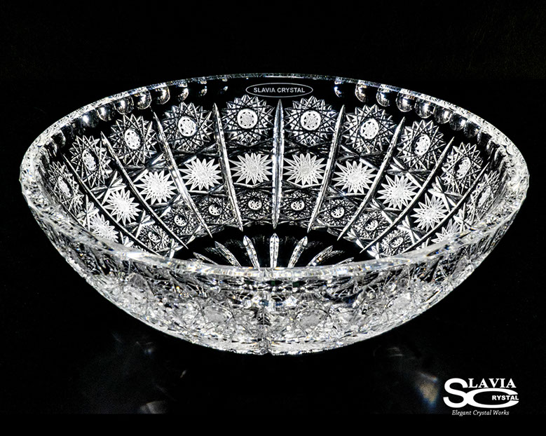 スラヴィアクリスタル　ミミ　クラッシック　エリザベス洗面ボウル　｜クリスタル｜ガラス｜手洗器｜手洗いボウル｜洗面器｜小型｜コンパクト｜トイレ｜玄関｜スペース｜デザイン｜おしゃれ｜豪華｜美しい｜スラビアクリスタル｜エリザベス｜