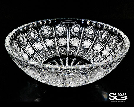 スラヴィアクリスタル　ミミ　クラッシック　エリザベス洗面ボウル　｜クリスタル｜ガラス｜手洗器｜手洗いボウル｜洗面器｜小型｜コンパクト｜トイレ｜玄関｜スペース｜デザイン｜おしゃれ｜豪華｜美しい｜スラビアクリスタル｜エリザベス｜