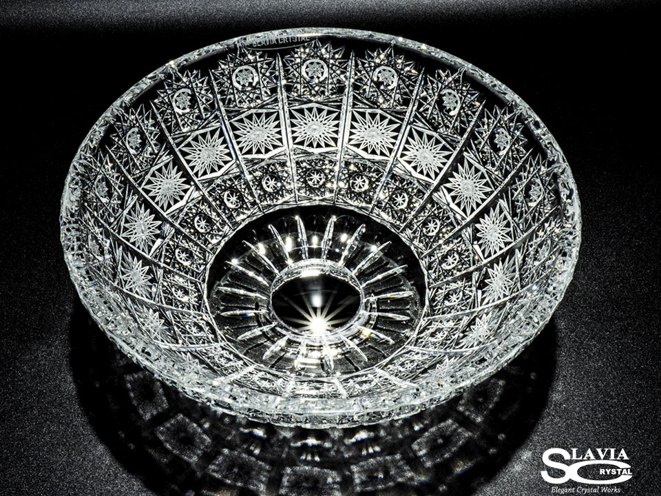 スラヴィアクリスタル　ミミ　クラッシック　エリザベス洗面ボウル　｜クリスタル｜ガラス｜手洗器｜手洗いボウル｜洗面器｜小型｜コンパクト｜トイレ｜玄関｜スペース｜デザイン｜おしゃれ｜豪華｜美しい｜スラビアクリスタル｜エリザベス｜