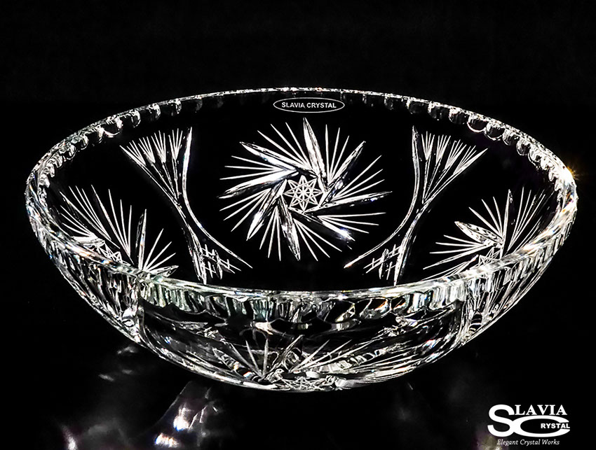 スラヴィアクリスタル　ミミ　クラッシック　ヴィエラ洗面ボウル　｜クリスタル｜ガラス｜手洗器｜手洗いボウル｜洗面器｜小型｜コンパクト｜トイレ｜玄関｜スペース｜デザイン｜おしゃれ｜豪華｜美しい｜スラビアクリスタル｜小さめ：｜