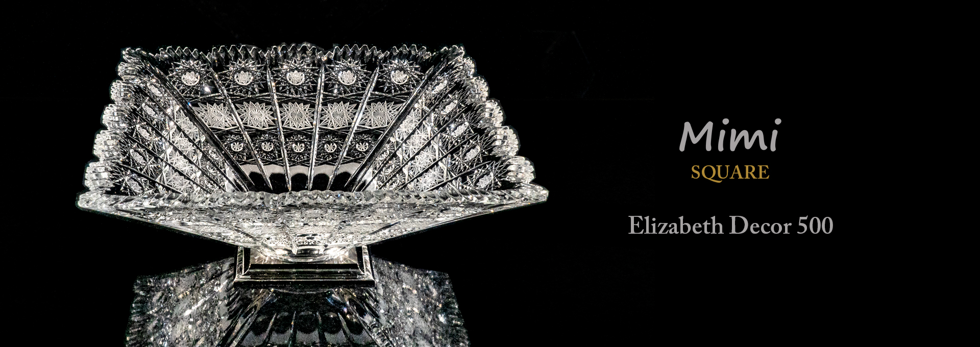 スラヴィアクリスタル　ミミ　スクエアーエリザベス洗面ボウル　｜クリスタル｜ガラス｜手洗器｜手洗いボウル｜洗面器｜小型｜コンパクト｜トイレ｜玄関｜スペース｜デザイン｜おしゃれ｜豪華｜美しい｜スラビアクリスタル｜小さめ：｜